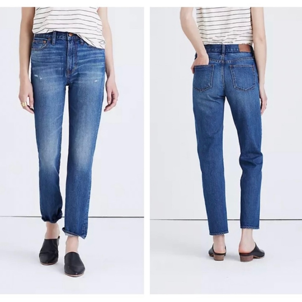 Madewell The Perfect Vintage Jean – Indigo Wash - Destroyed - FLAWED